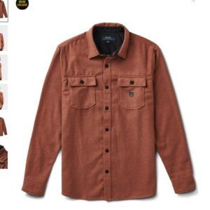 ROARK Nordsman Mens Flannel Medium Russet